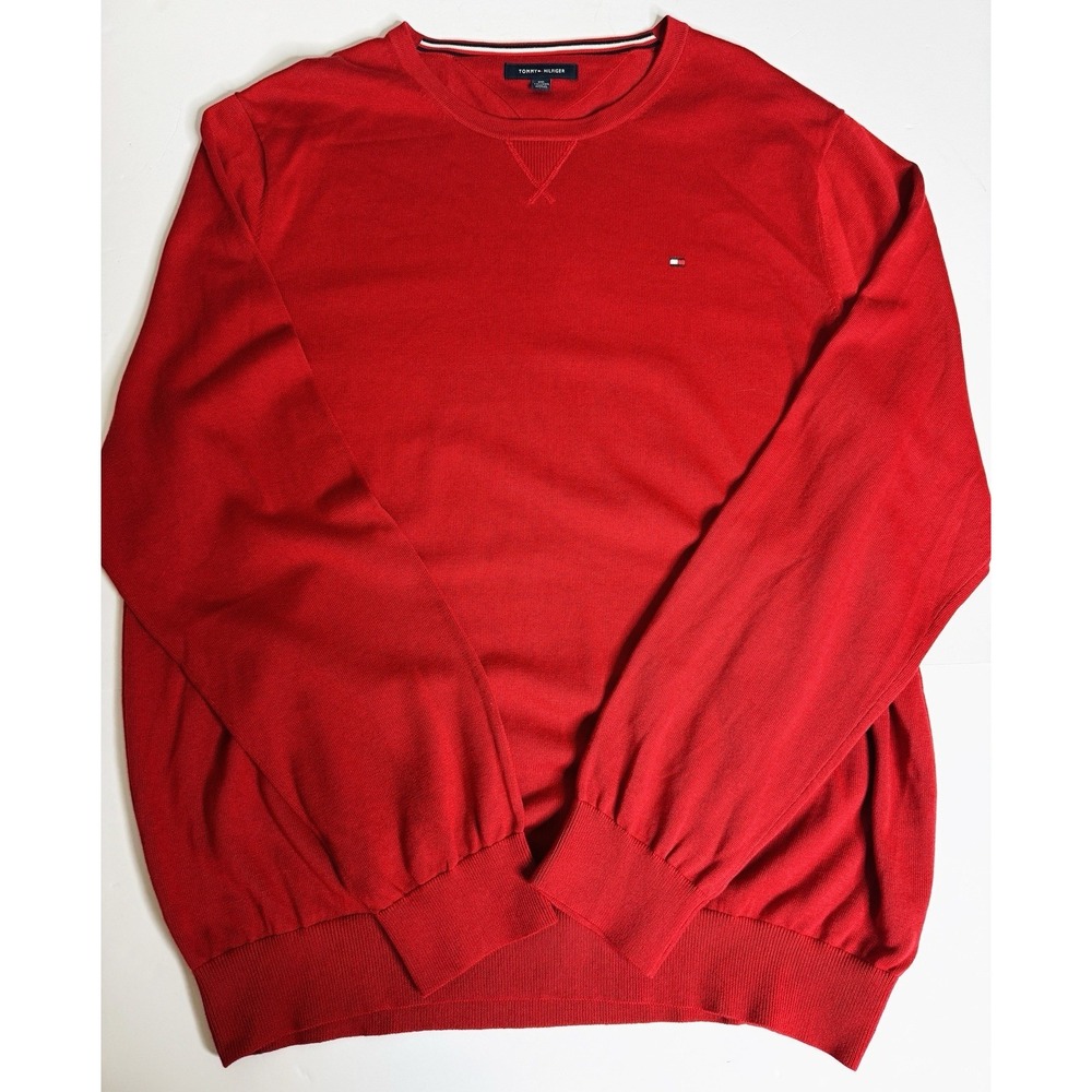 Tommy Hilfiger Crew Neck Pullover Sweater Mens XXL Lightweight